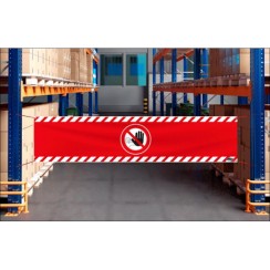 Banner Divieto di Accesso 150 x 45 cm
