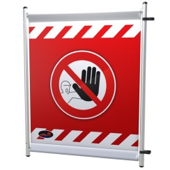 Transenna Componibile Accesso Vietato