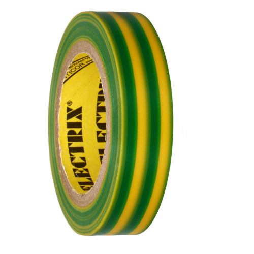 Nastro Isolante in PVC 15mm x 10m Giallo/Verde