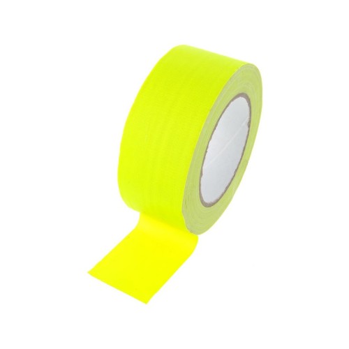 Nastro Adesivo Gaffer Fluorescente 50mm x 25m Giallo