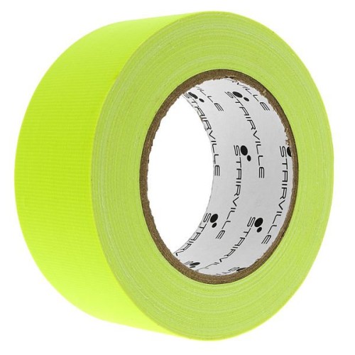 Nastro Adesivo in Tessuto 50mm x 25m Giallo Fluo