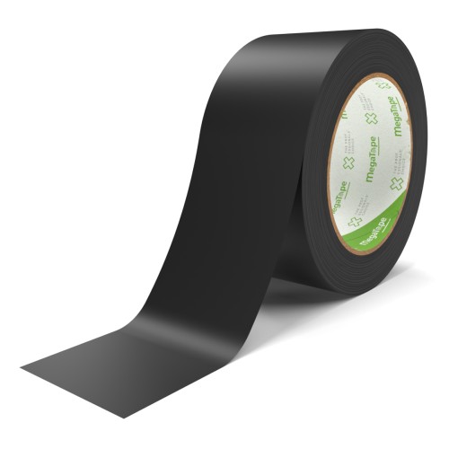 Nastro in PVC per Tappeti da Ballo 50mm x 33m Nero Nastro in PVC per Tappeti da Ballo 50mm x 33m Nero