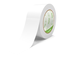 Nastro in PVC per Tappeti da Ballo 50mm x 33m Bianco