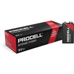 10 Batterie 9V Procell Intense