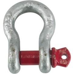 Grillo ad omega in acciaio con perno filettato