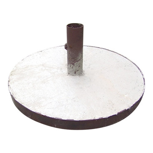 Base for 48mm pole in iron painted with cement